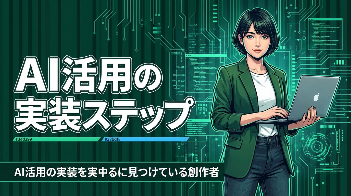 AI活用の実装ステップ