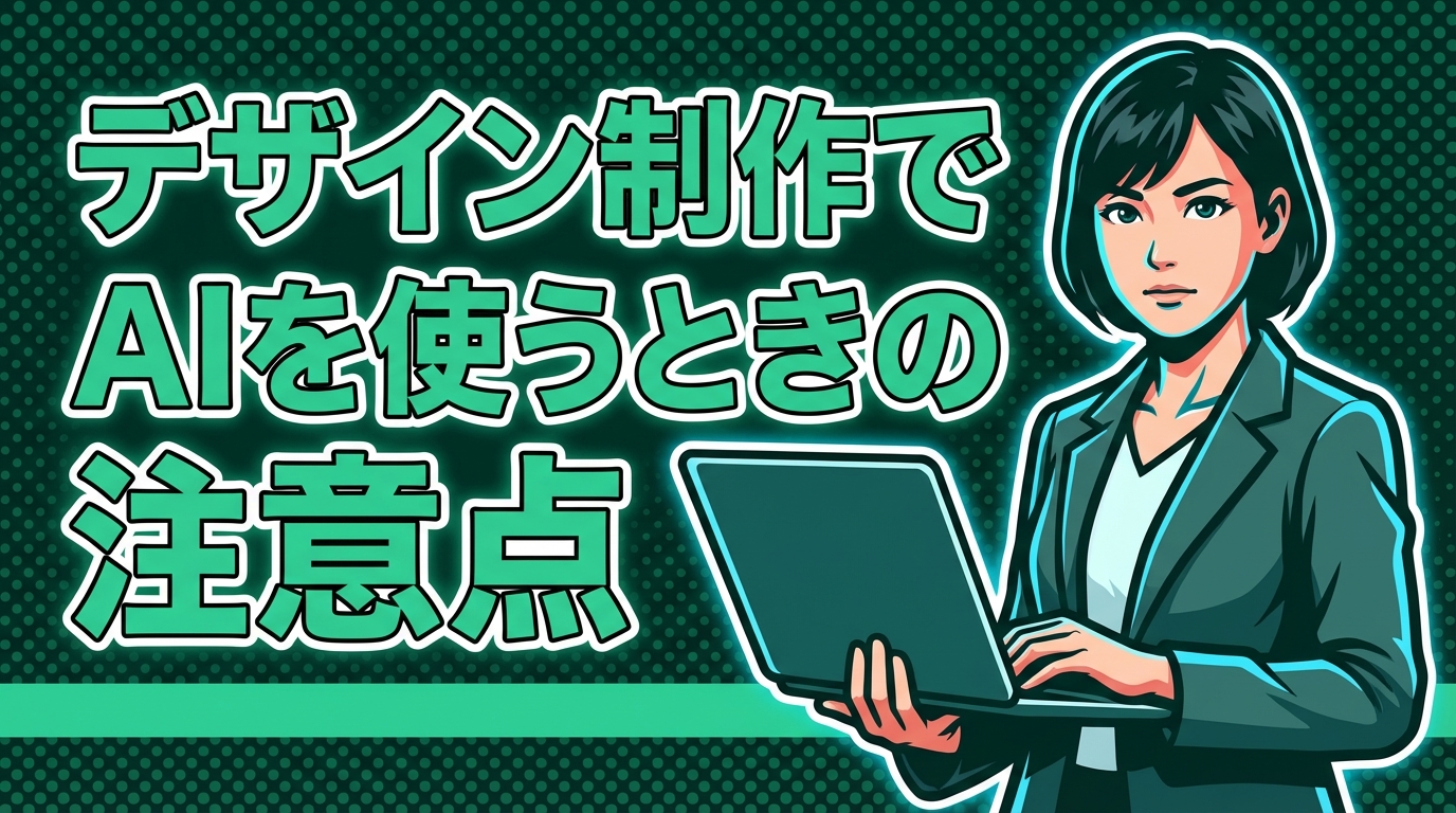 デザイン制作でAIを使うときの注意点
