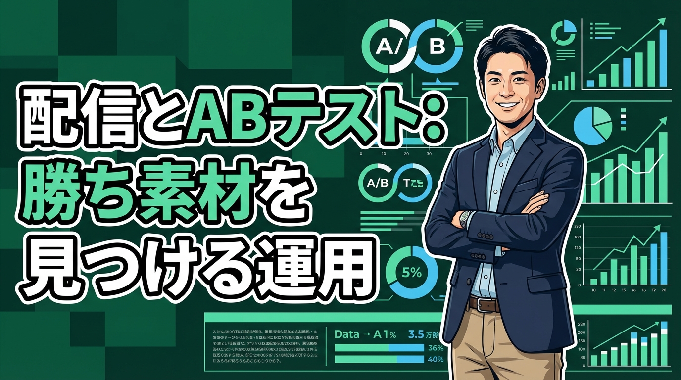 配信とABテスト: 勝ち素材を見つける運用