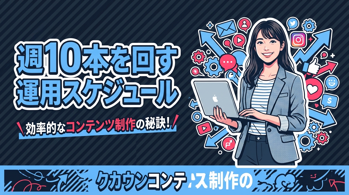 週10本を回す運用スケジュール