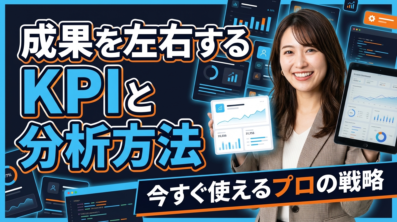 成果を左右するKPIと分析方法