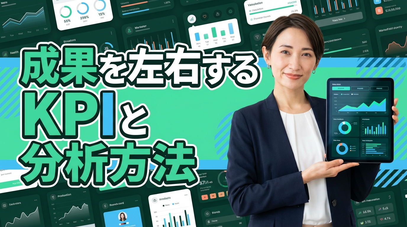 成果を左右するKPIと分析方法