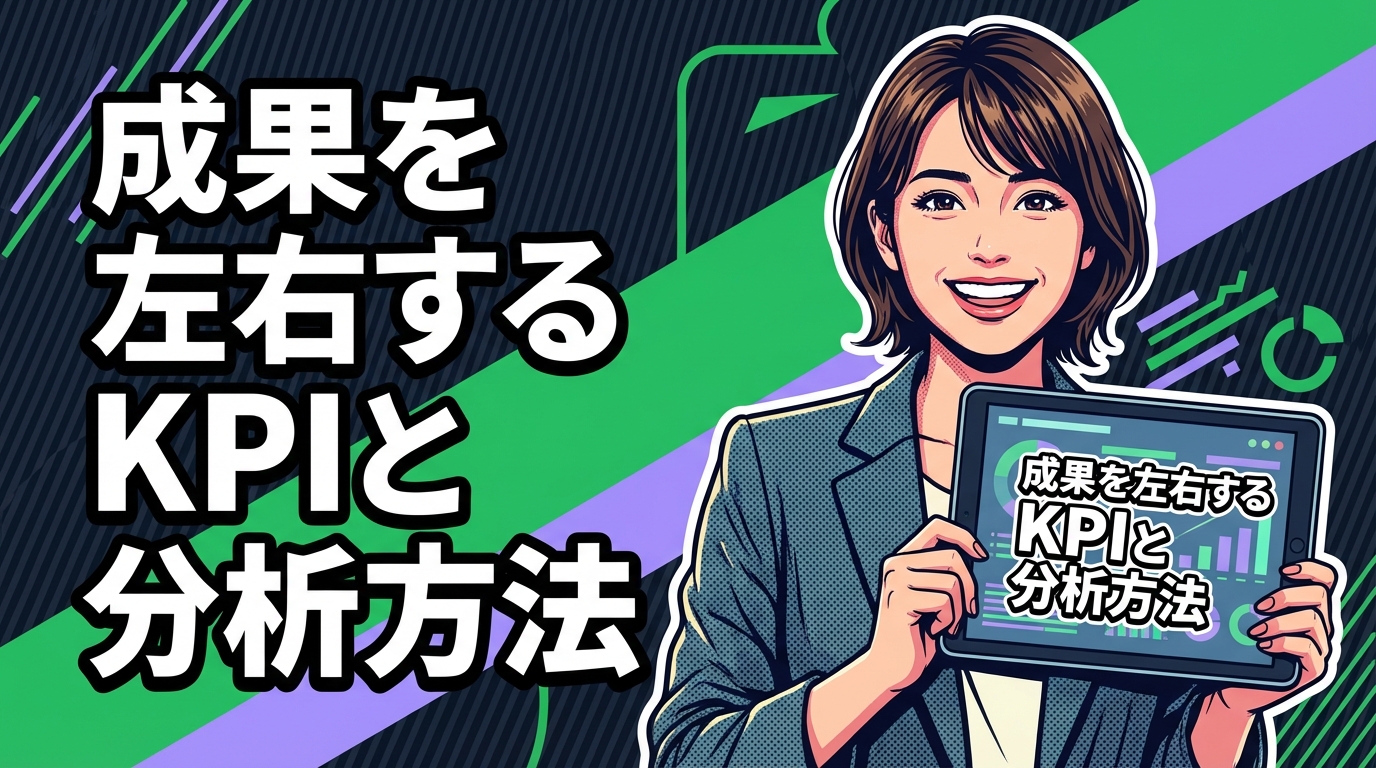 成果を左右するKPIと分析方法