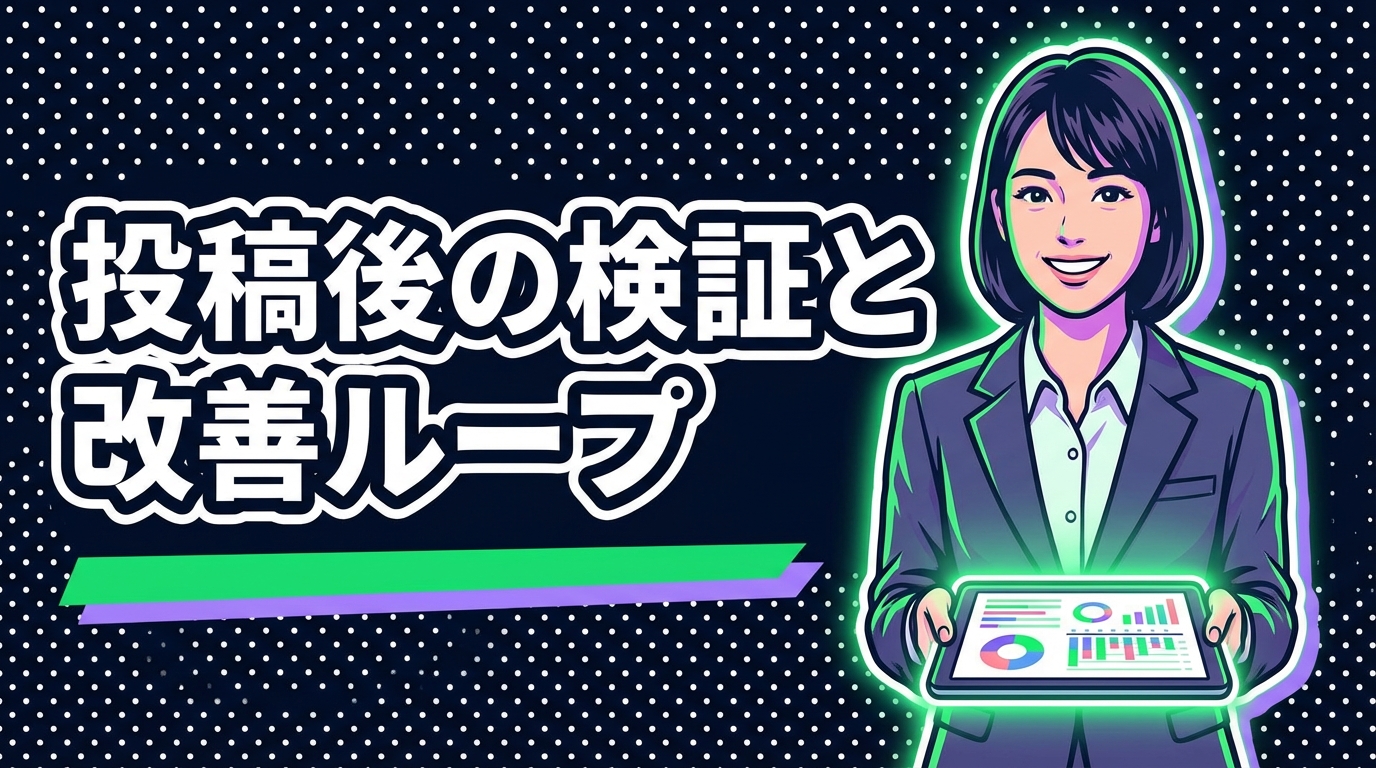 投稿後の検証と改善ループ