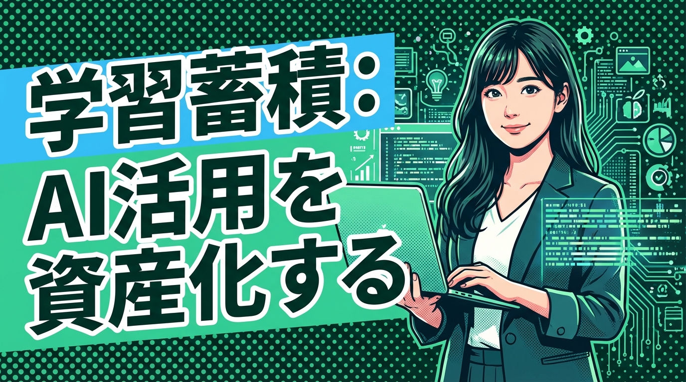 学習蓄積: AI活用を資産化する
