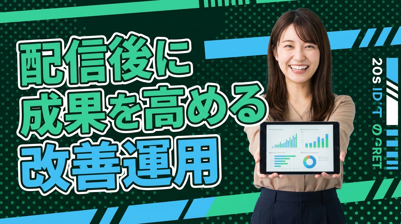 配信後に成果を高める改善運用