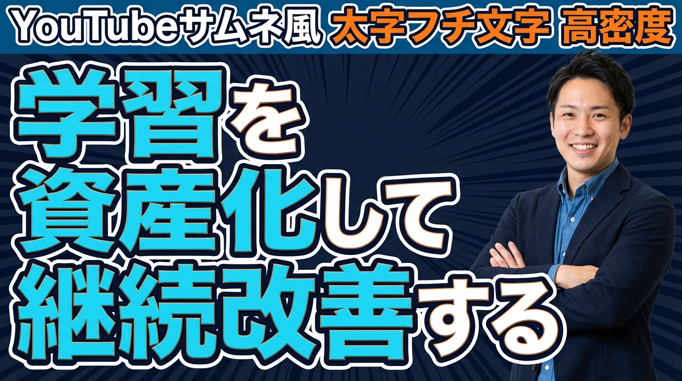 学習を資産化して継続改善する