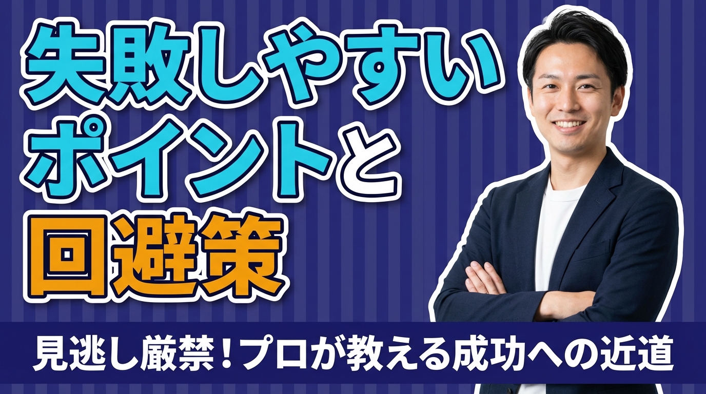 失敗しやすいポイントと回避策