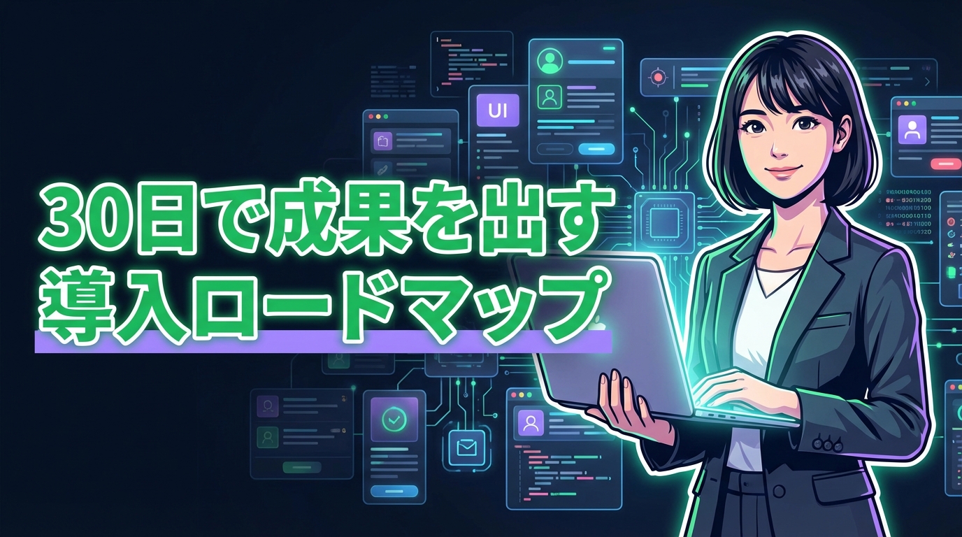 30日で成果を出す導入ロードマップ