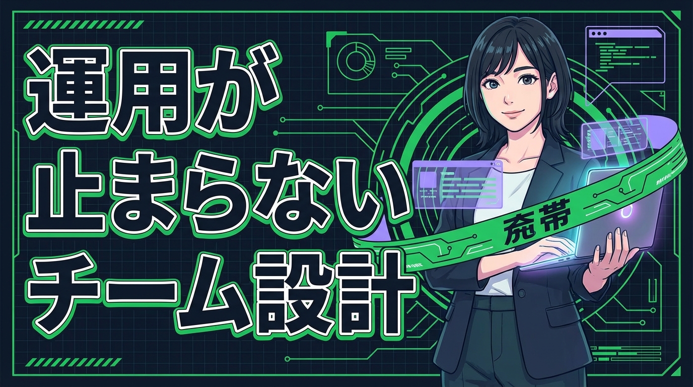 運用が止まらないチーム設計