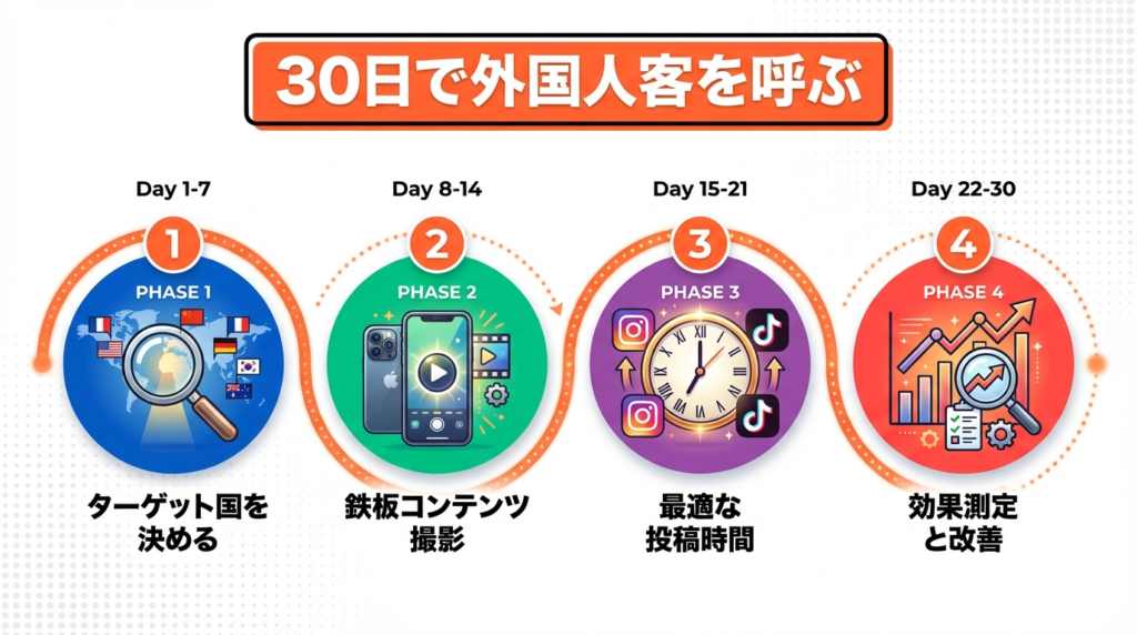 第3章:30日で外国人客を呼ぶ実践ステップ