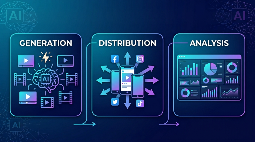 SHORTBOOSTERとは? ── 「生成→配信→分析」を一気通貫するAI動画プラットフォーム