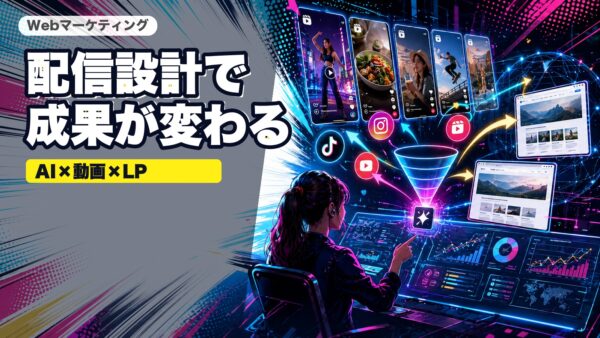 AIでマルチチャネル配信を最適化する方法｜ショート動画とLPを連動させる運用術