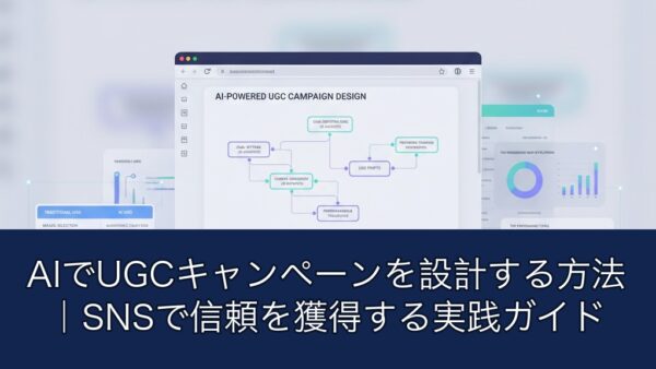 AIでUGCキャンペーンを設計する方法｜SNSで信頼を獲得する実践ガイド