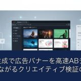 AI画像生成で広告バナーを高速ABテスト｜CVにつながるクリエイティブ検証の進め方
