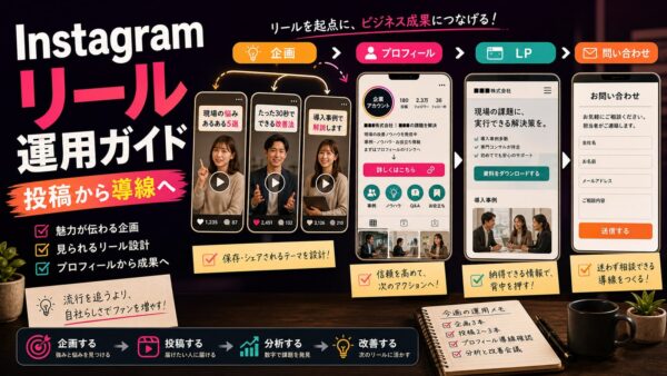 Instagramリール運用ガイド｜企業アカウントで成果を出す実務フロー